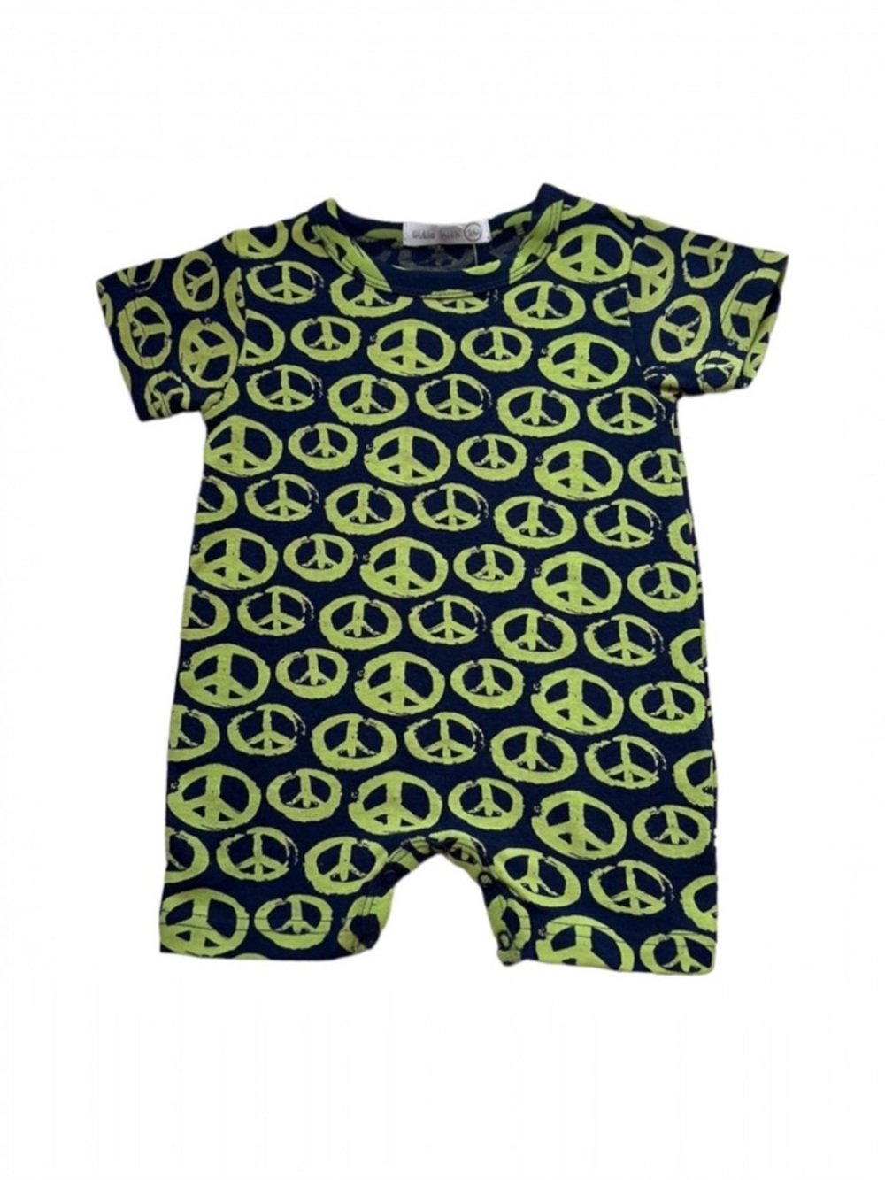 Baby Steps baby boy peace sign romper onesie